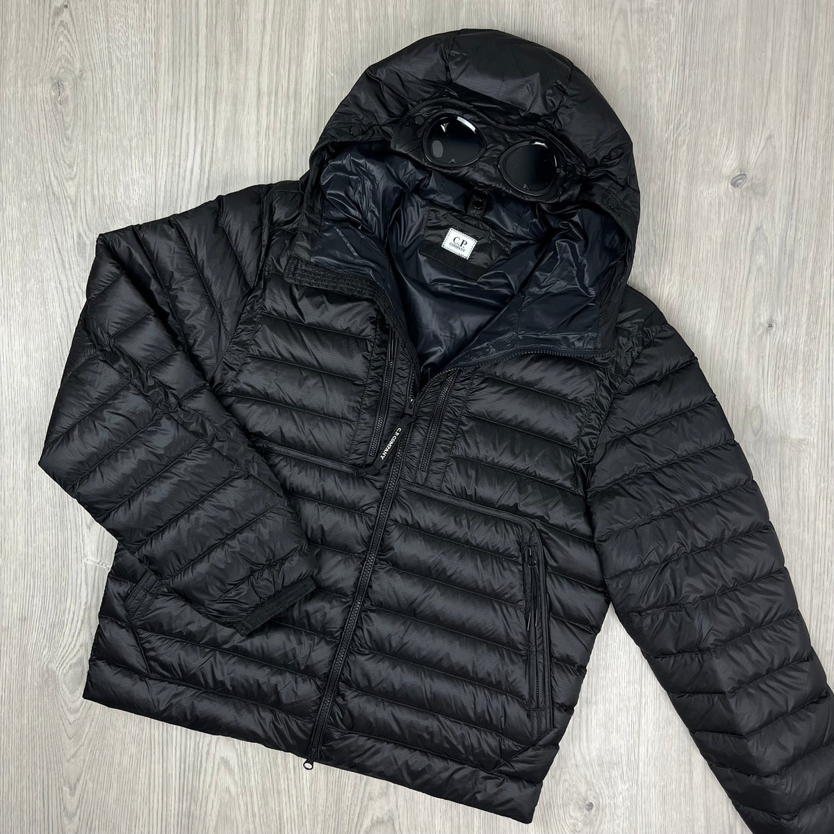 CP Company DD Goggle Jacket - Black Castmark