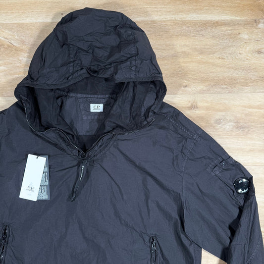 CP Company Taylon-L Lens Smock Jacket in Black Castmark