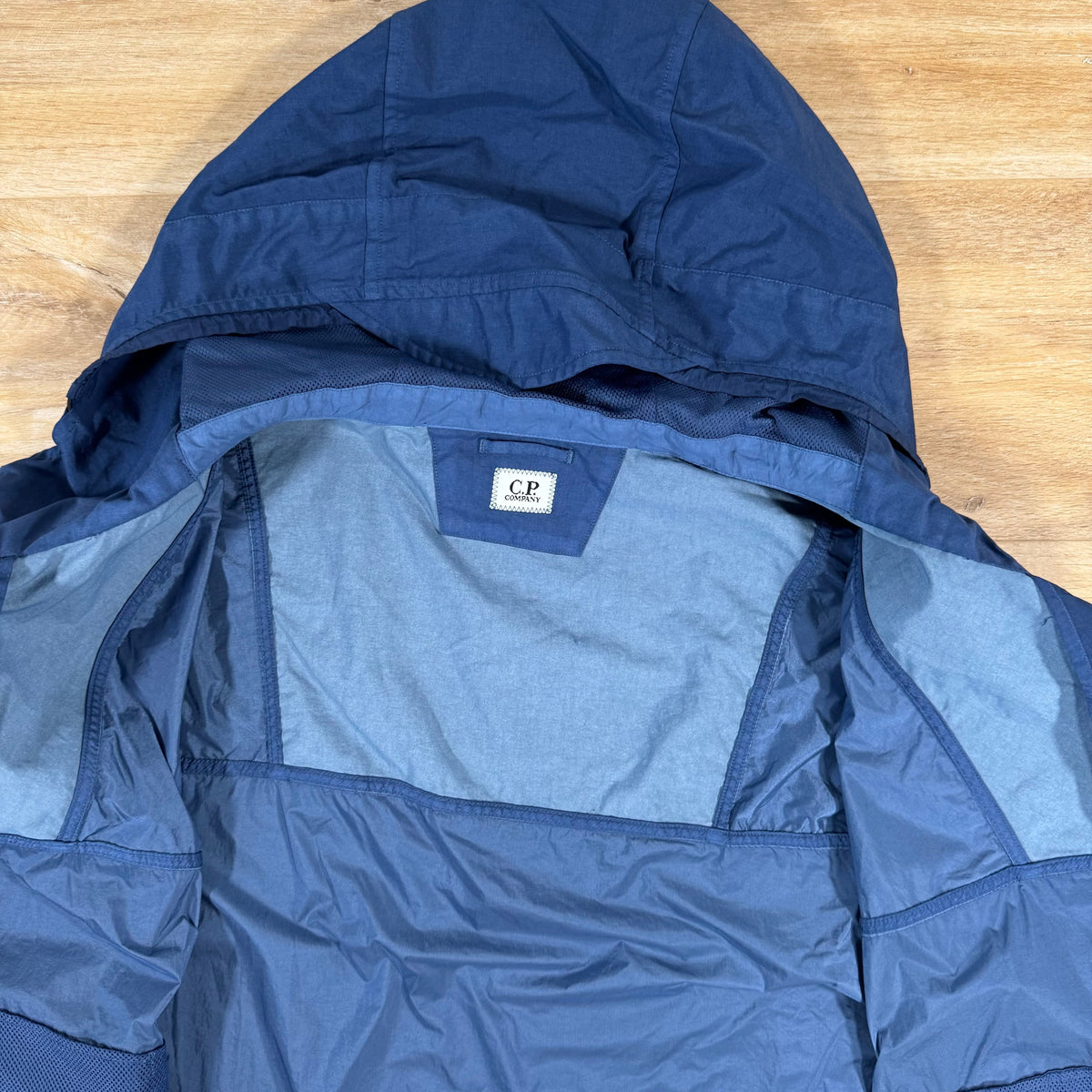 CP Company CS II Mixed Lens Jacket in Oceana - Blue Castmark