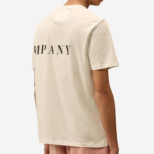 C.P. Company 30/1 Jersey Front-Back Logo T-Shirt