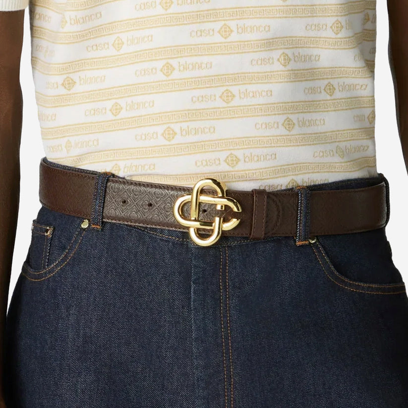 Casablanca Monogram CC Belt