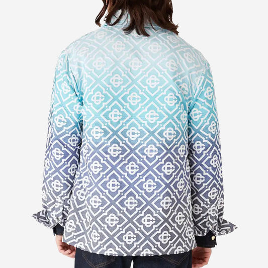 Casablanca Monogram Gradient Jacquard Shacket