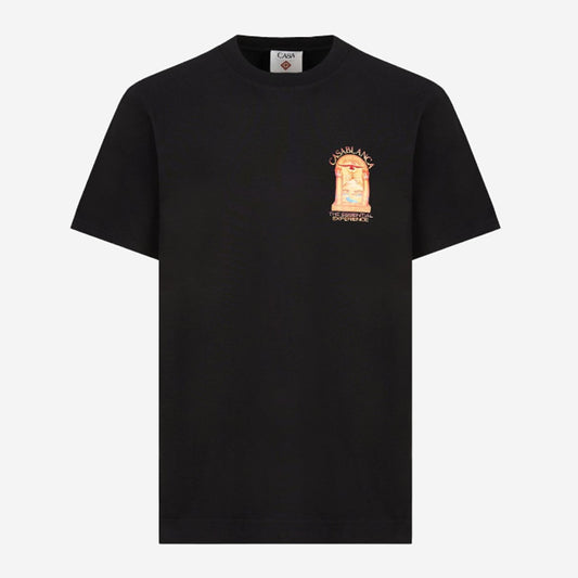 Casablanca Hermons Mirage Arch Print T-shirt