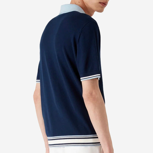 Casablanca Merino Knit Tennis Polo Shirt