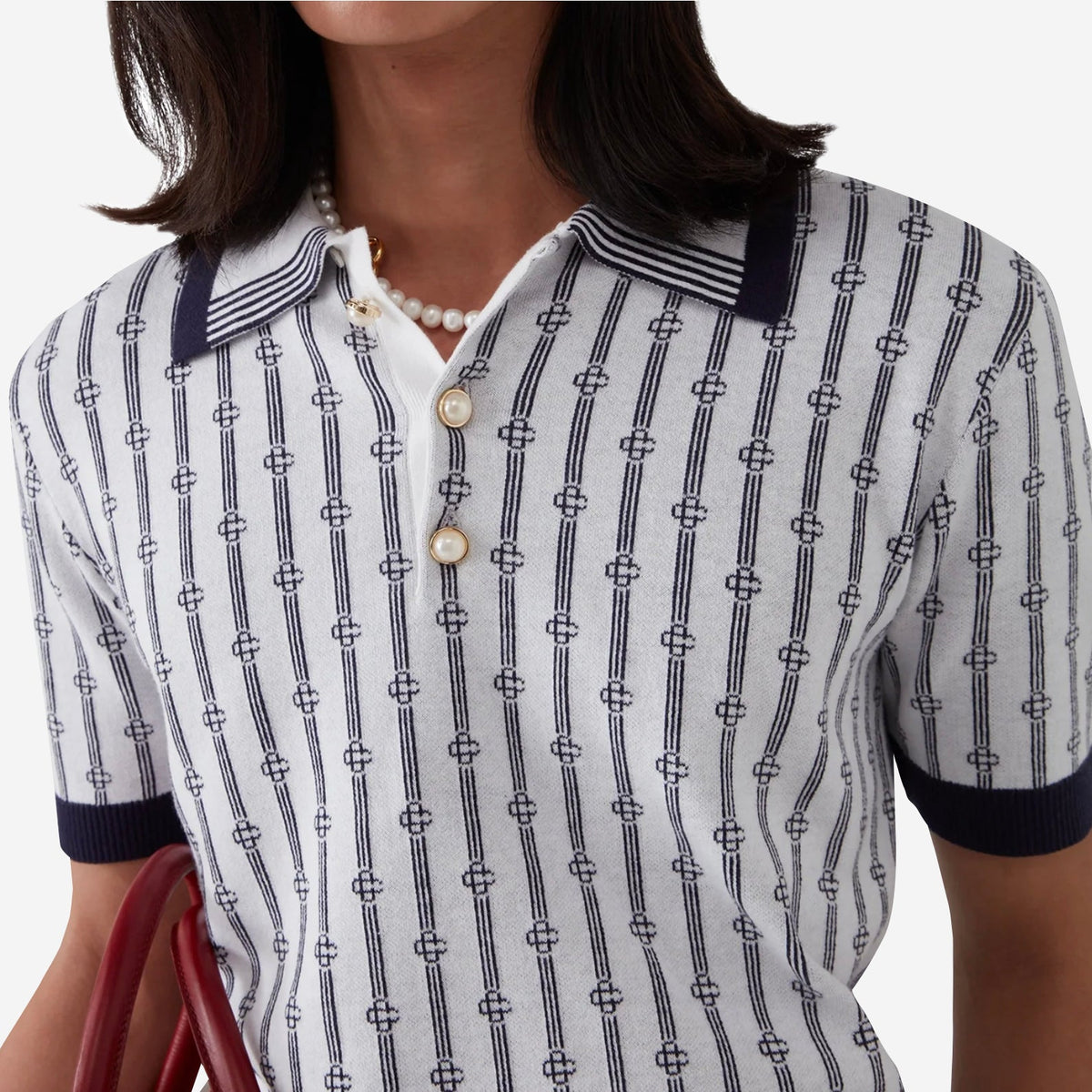 Casablanca Monogram Polo Shirt
