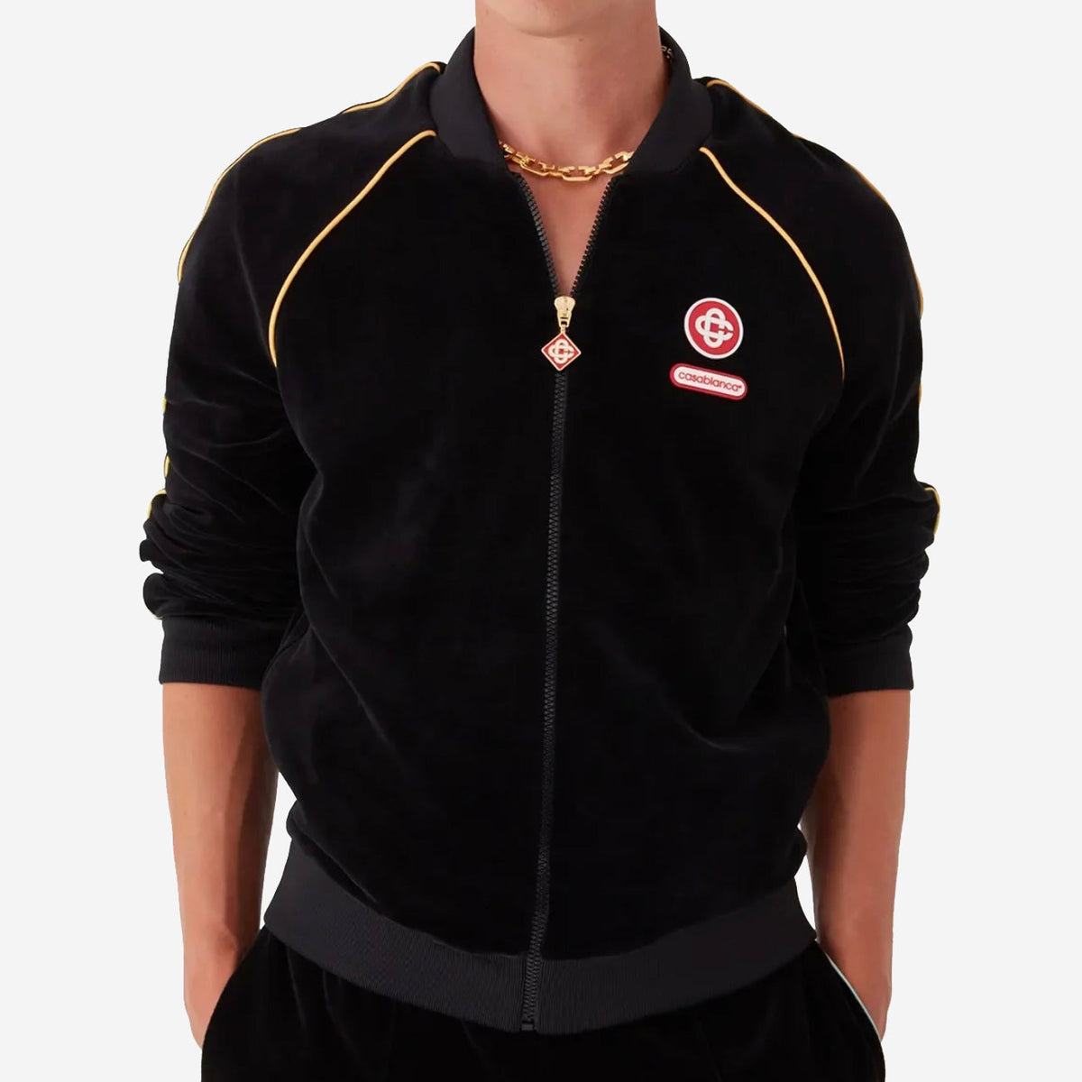 Casablanca Gradient Piping Velour Track Jacket