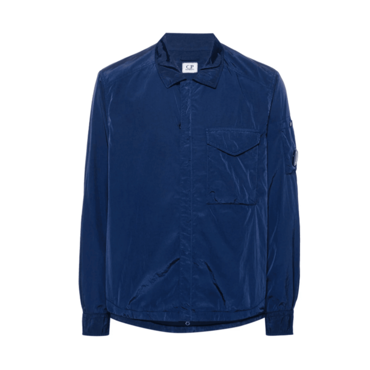CP Company Chrome Overshirt - Estate Blue Castmark