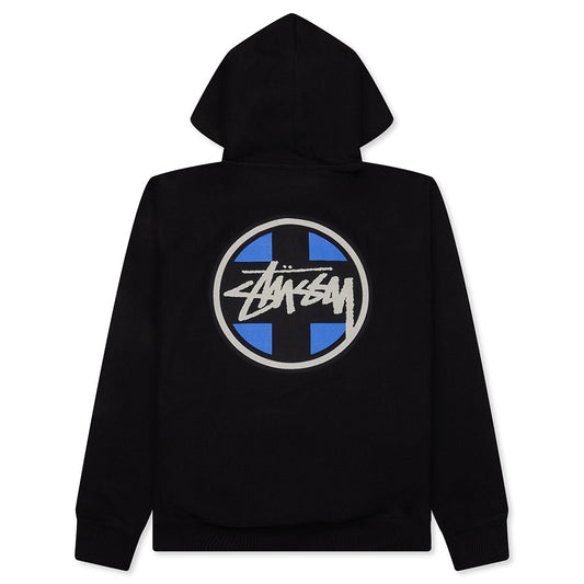Cross Dot Hoodie - Black