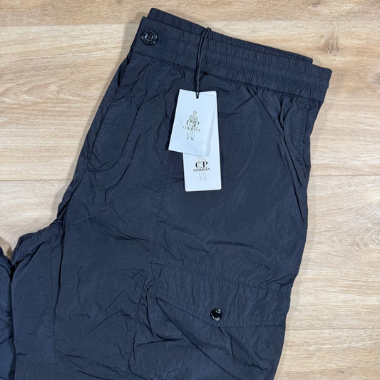 CP Company Chrome-R Cargo Lens Pants in Navy Castmark