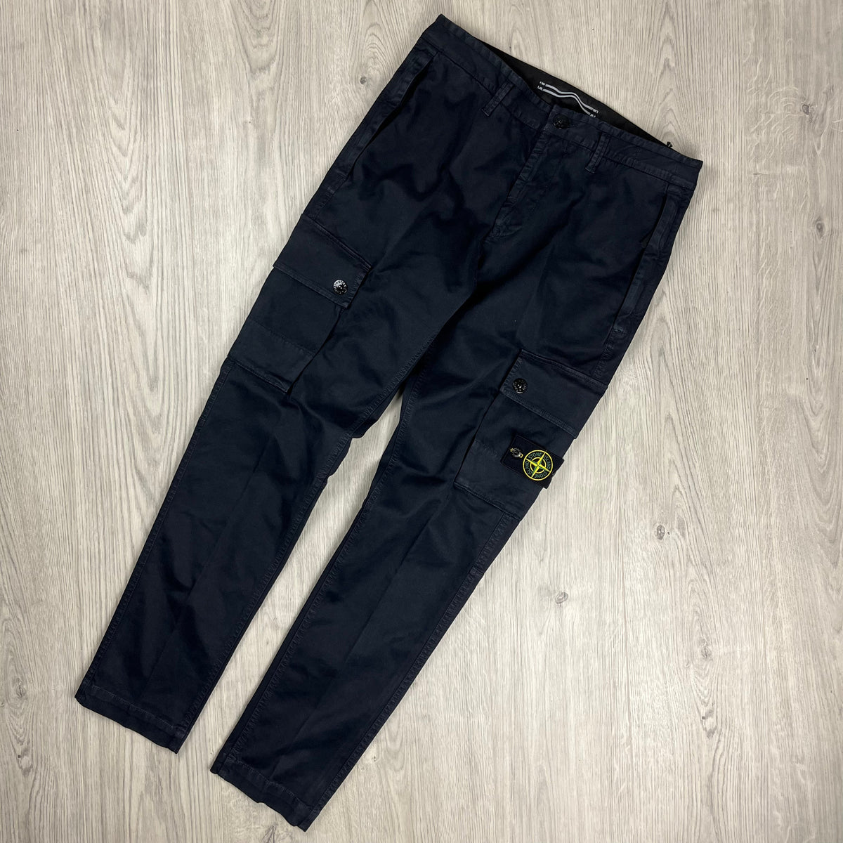 Stone Island Cargo Trousers - Navy Castmark