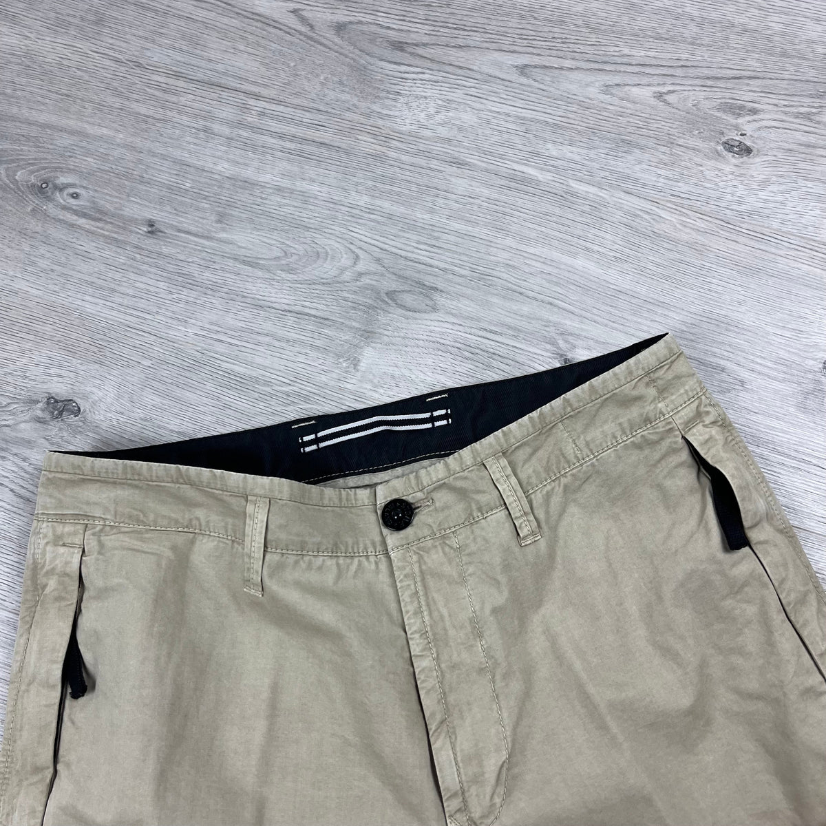 Stone Island Cargo Trousers - Sand Castmark