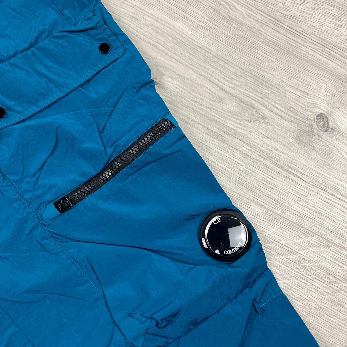CP Company Chrome Cargo Trousers - Ink Blue Castmark