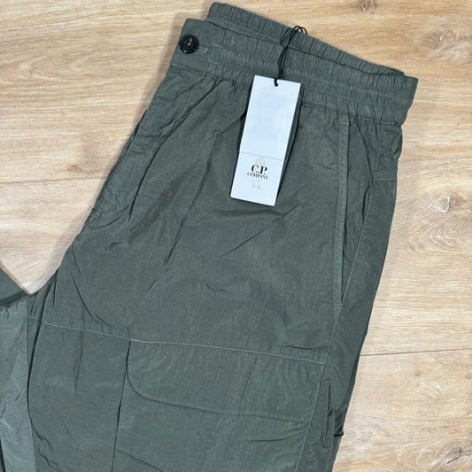 CP Company Chrome-R Loose Cargo Pants in Grape Leaf Castmark