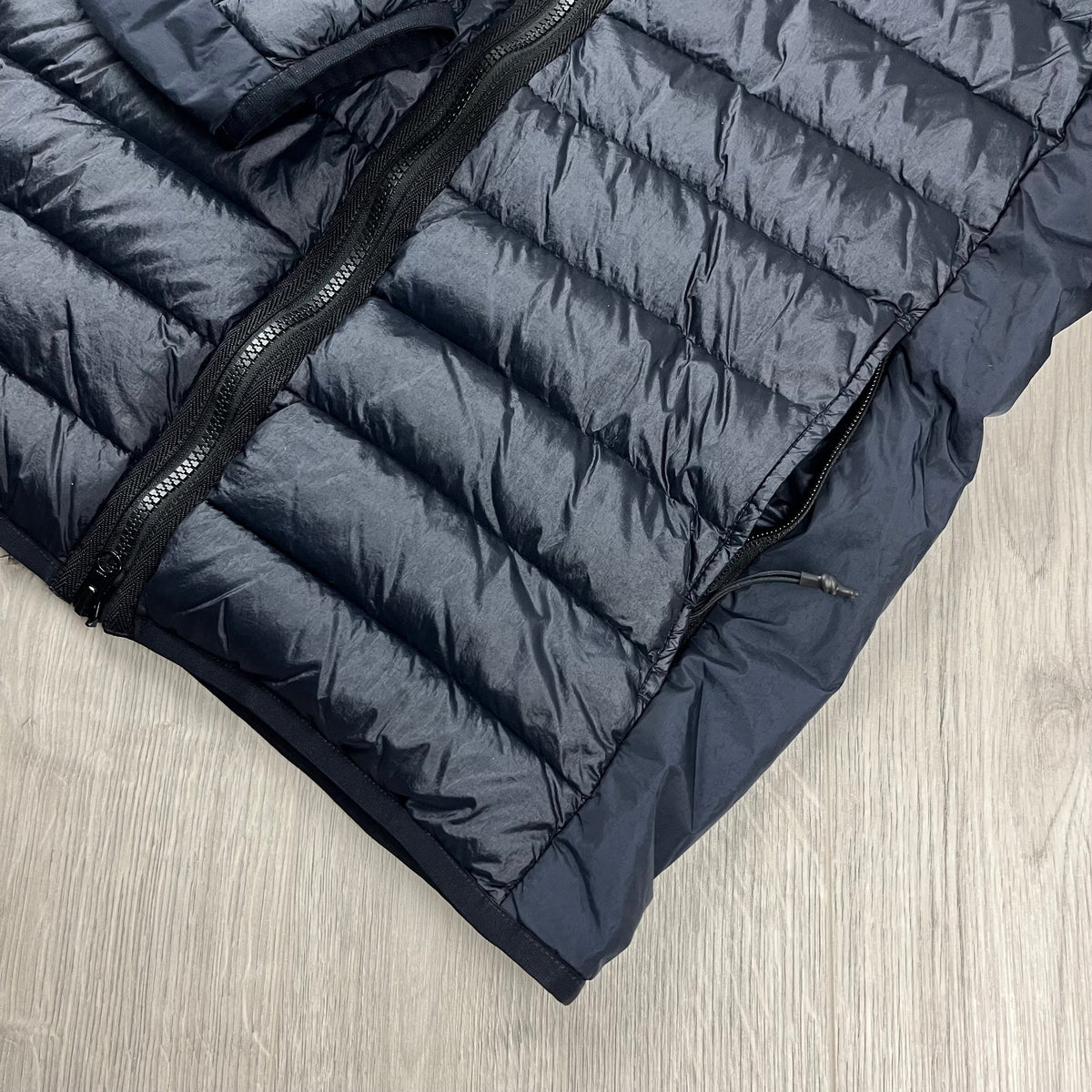 Stone Island Woven Down Jacket - Navy Castmark