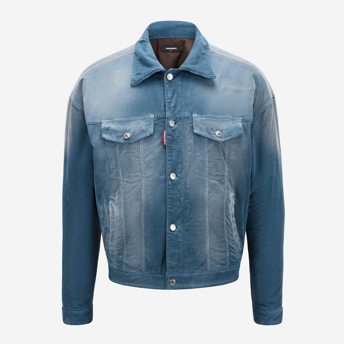DSquared2 Light Puff Dusty Corduroy Jean Jacket