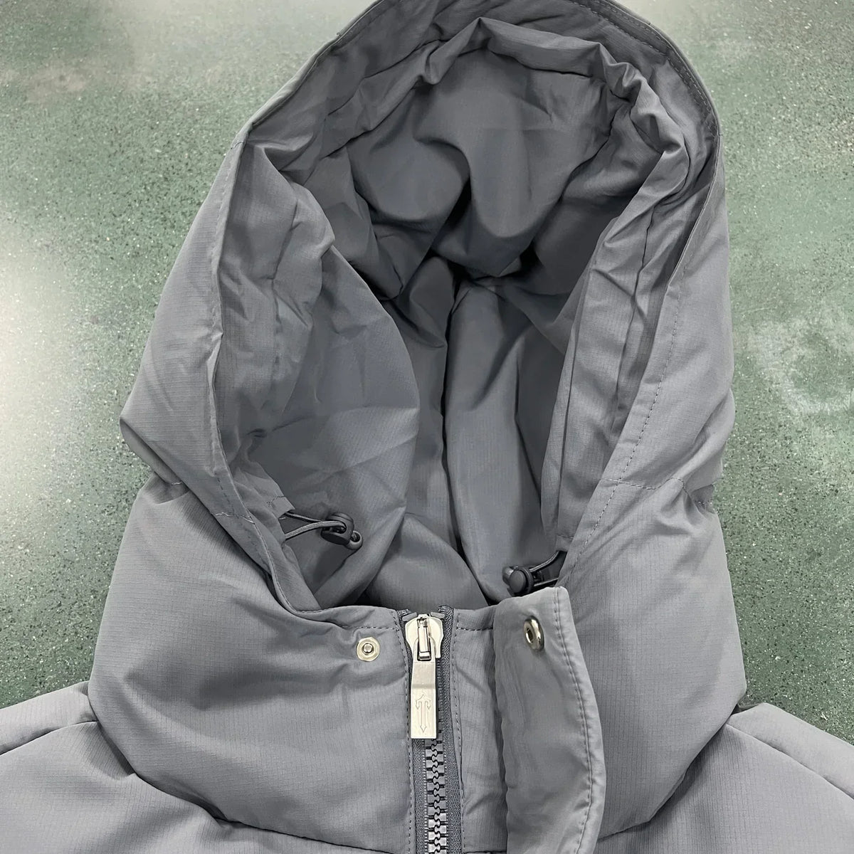 Trapstar Decoded 2.0 Hooded Puffer Jacket - Grey