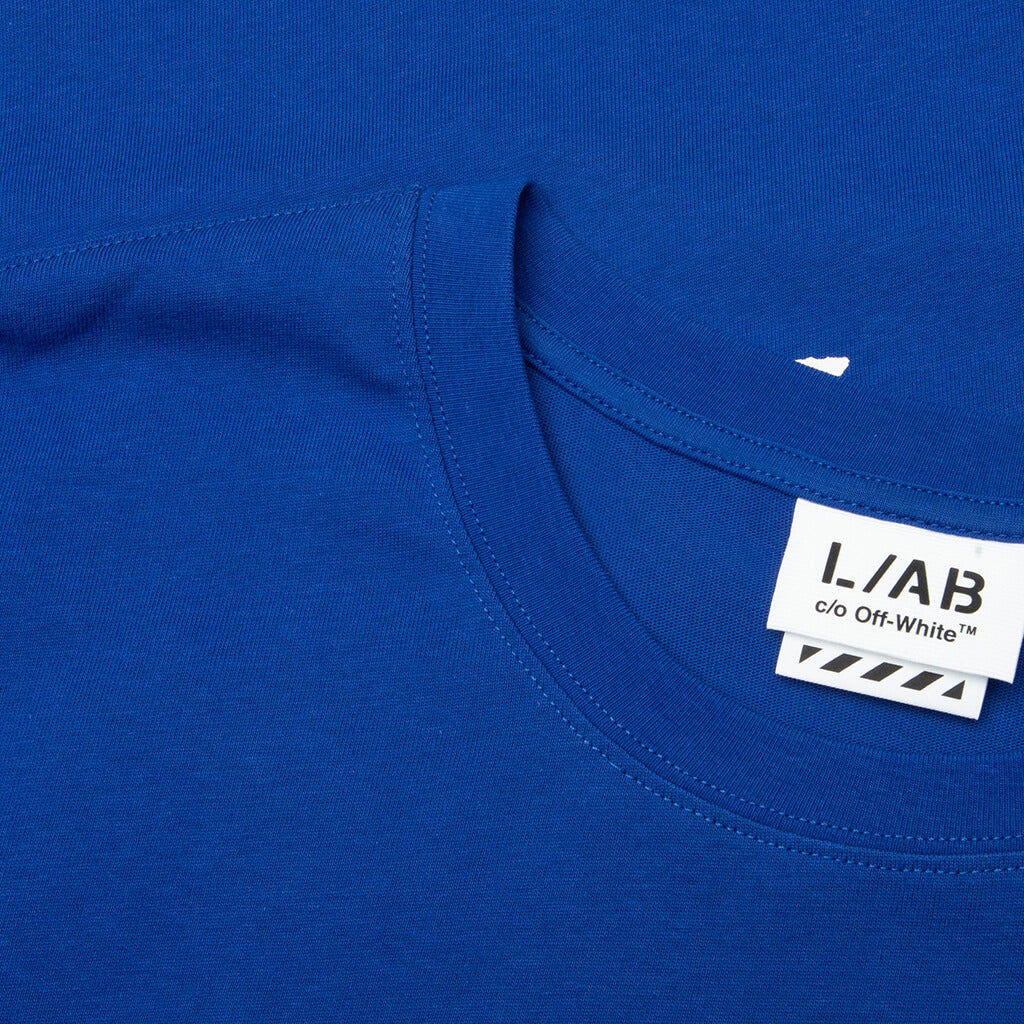 Core Diagonal S/S Tee - Cobalt Blue