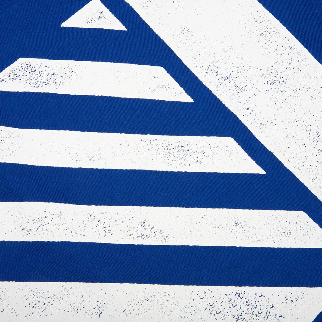 Core Diagonal S/S Tee - Cobalt Blue