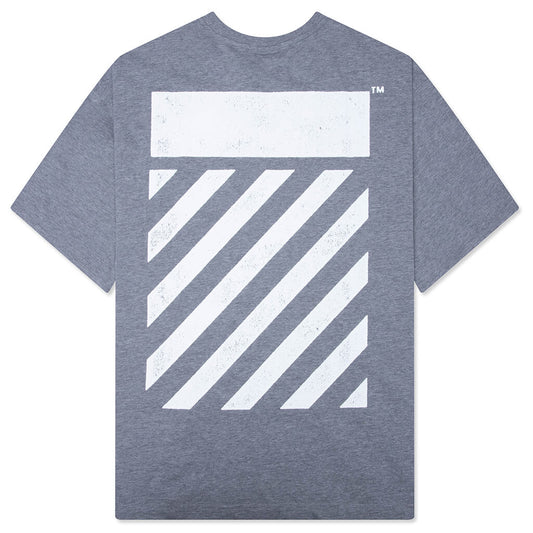 Core Diagonal S/S Tee - Heather Grey