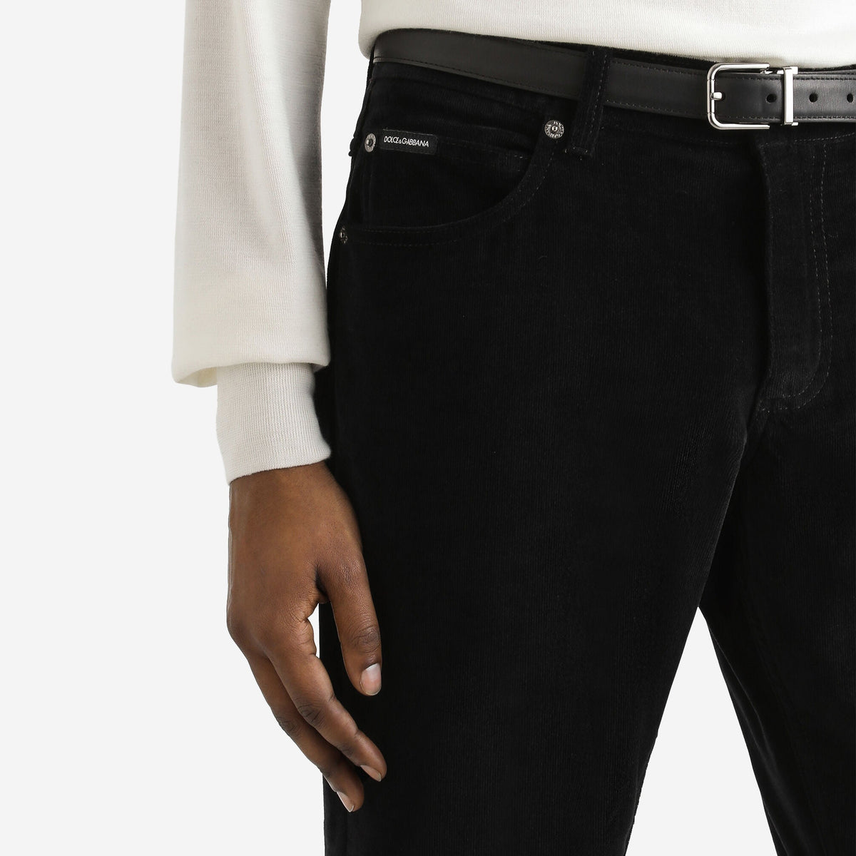 Dolce & Gabbana Cotton And Cashmere Regular Jean