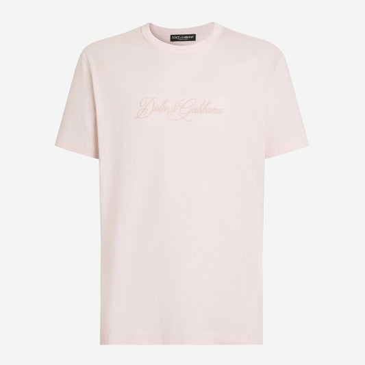 Dolce & Gabbana DG Embroidery Cotton T-Shirt