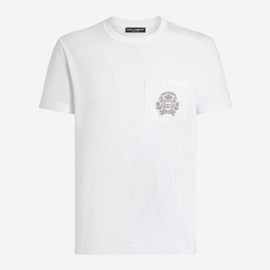 Dolce & Gabbana Heraldic Embroidery T-Shirt