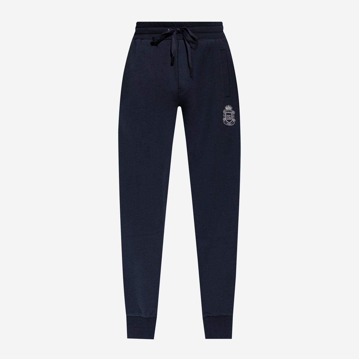 Dolce & Gabbana Heraldic Patch Jersey Track Pants