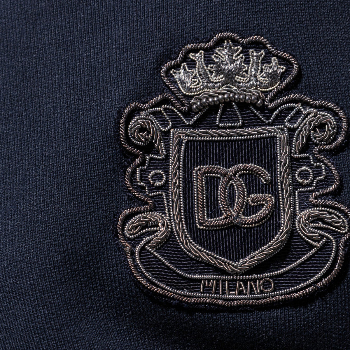 Dolce & Gabbana Heraldic Patch Jersey Track Pants