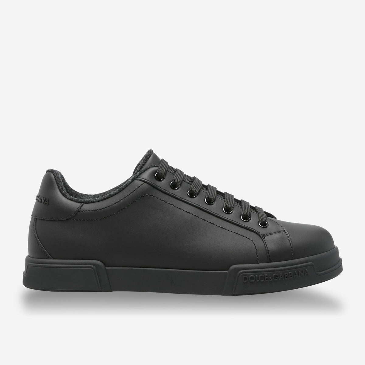 Dolce & Gabbana Portofino Fussbett Insole Calfskin Sneakers