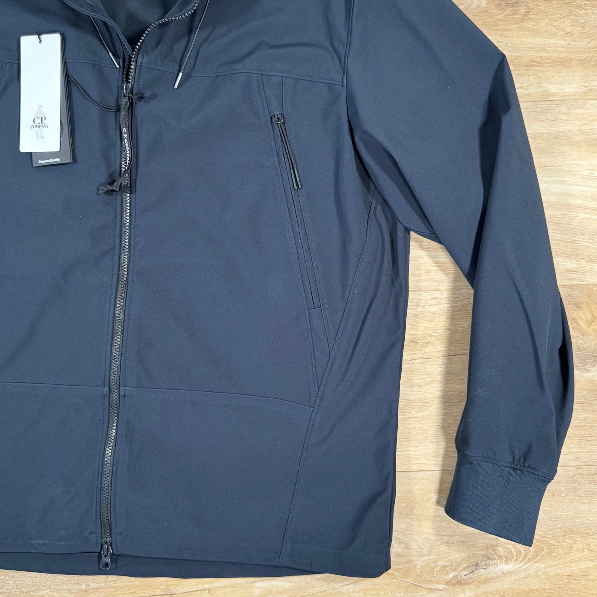 CP Company Shell-R Goggle Jacket in Navy Castmark