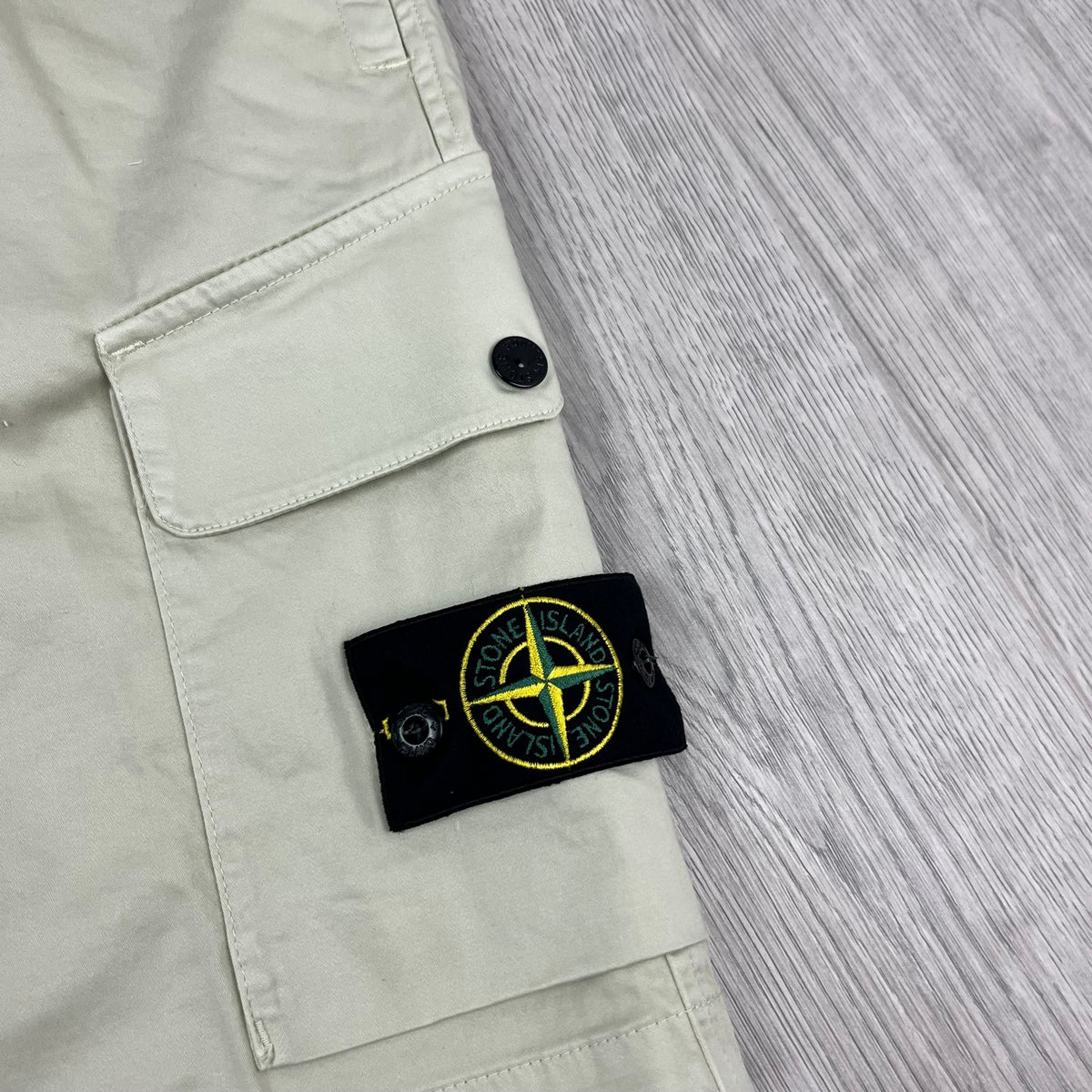 Stone Island Cargo Shorts - Sand Castmark
