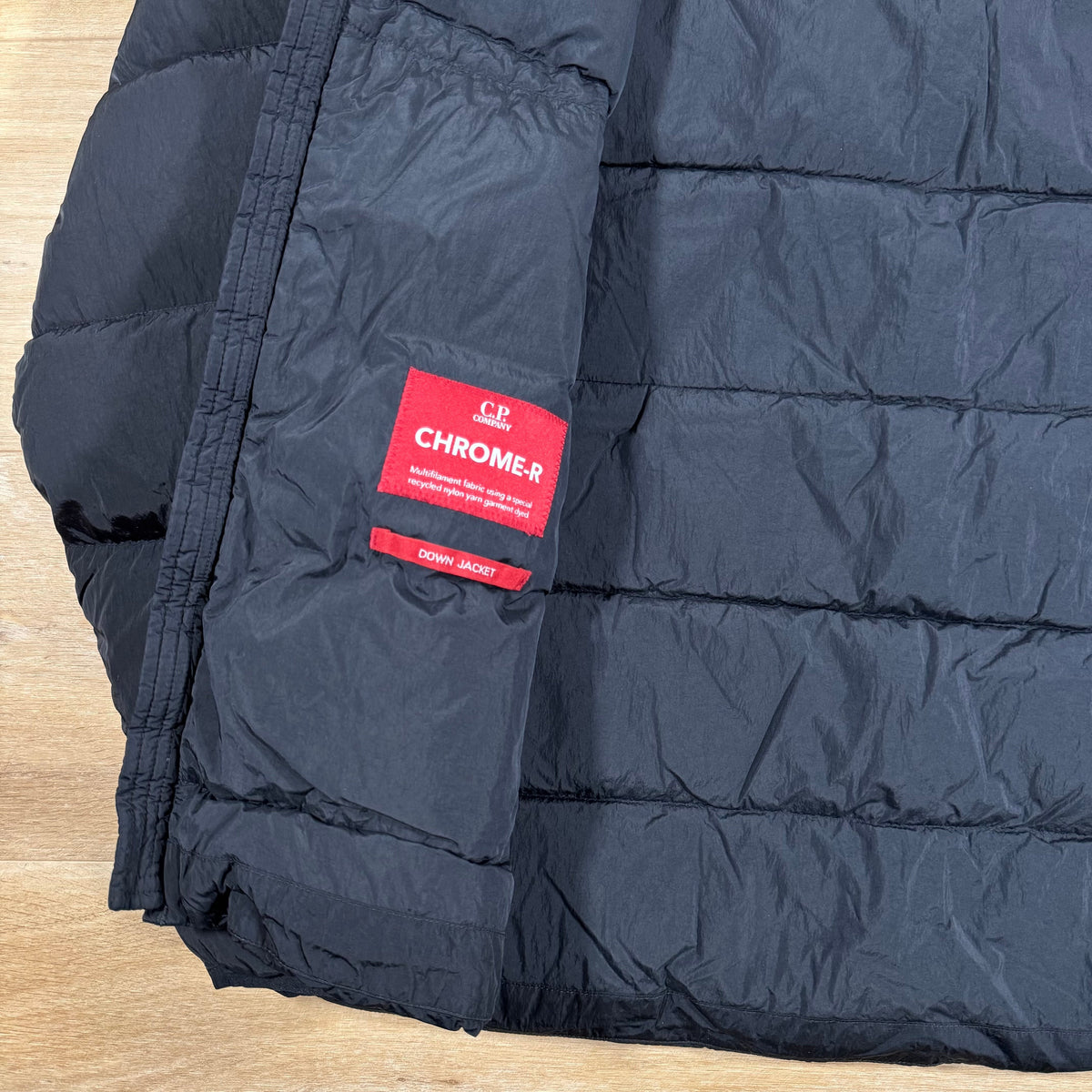 CP Company Chrome-R Down Lens Jacket in Navy Castmark