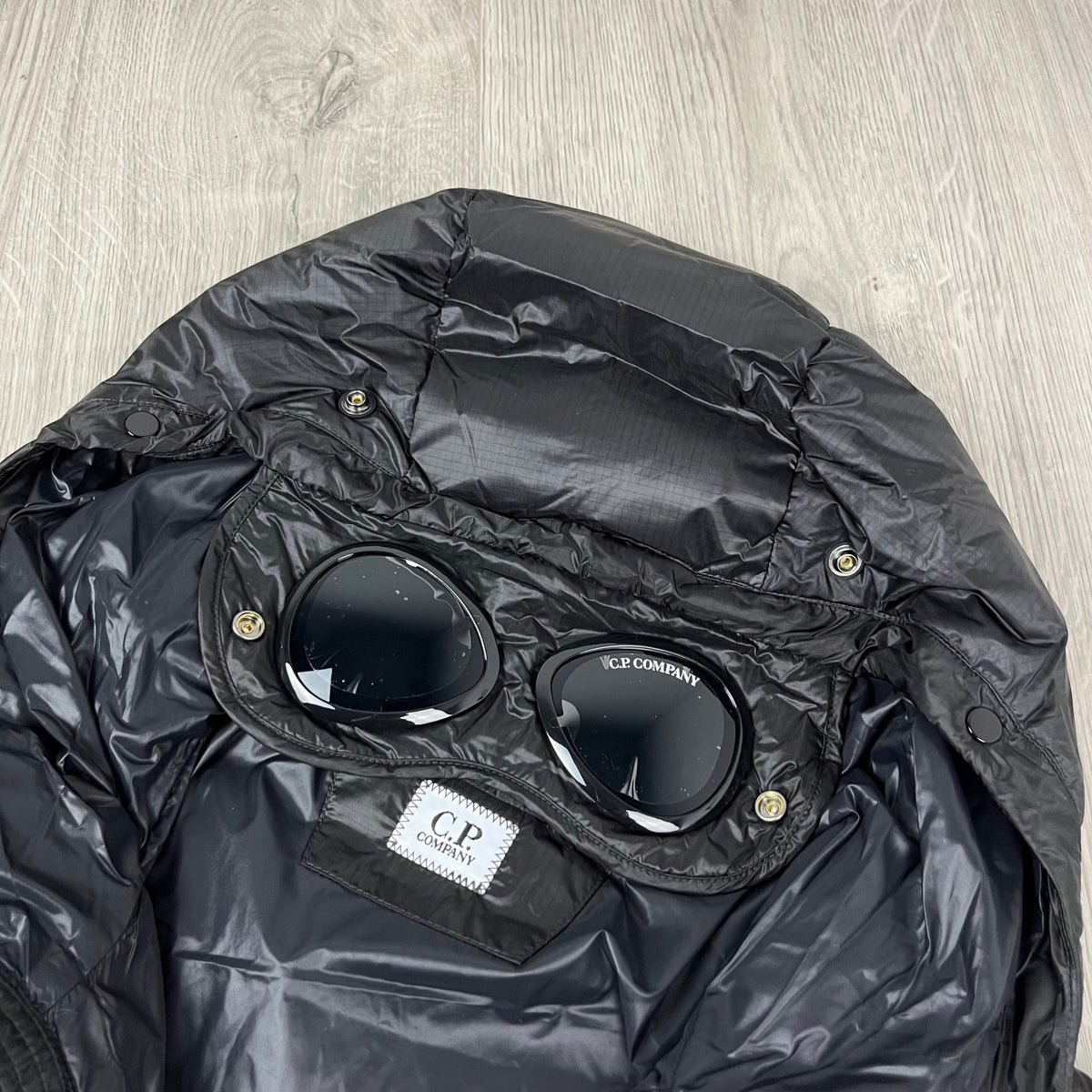 CP Company DD Goggle Jacket - Black Castmark
