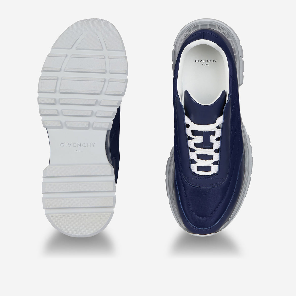 Givenchy Padded Nylon And Leather Sneakers