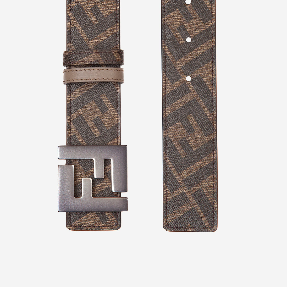 Fendi Reversible FF Buckle Leather Belt