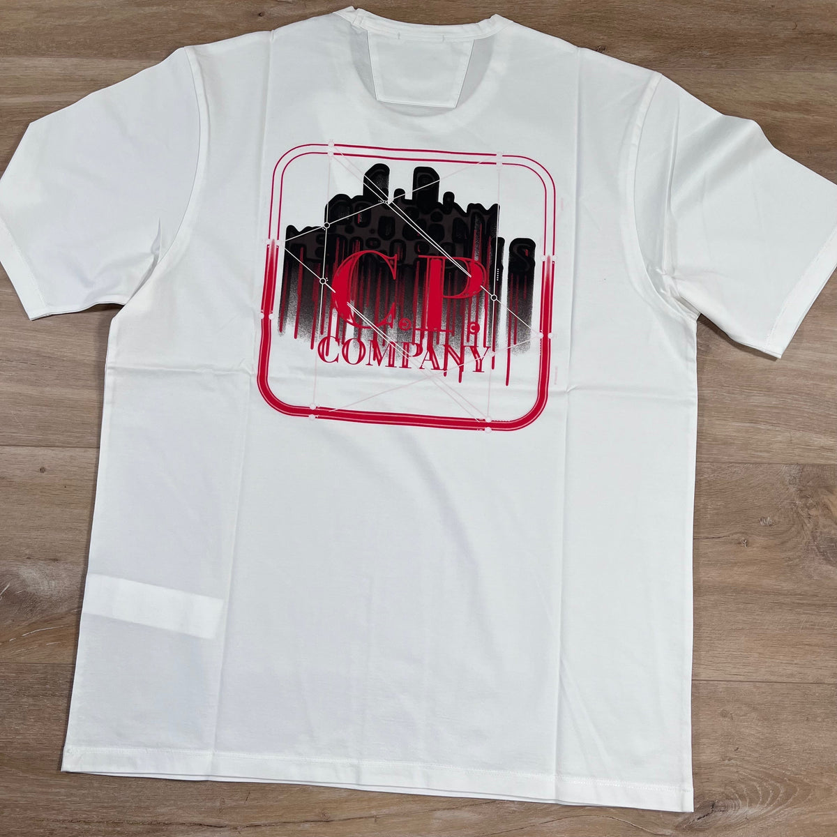 CP Company Metropolis T-Shirt in White Castmark
