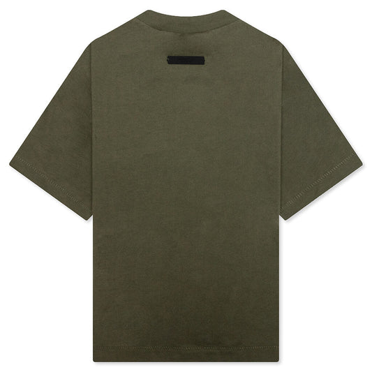 Kid's Jersey Crewneck Tee - Military