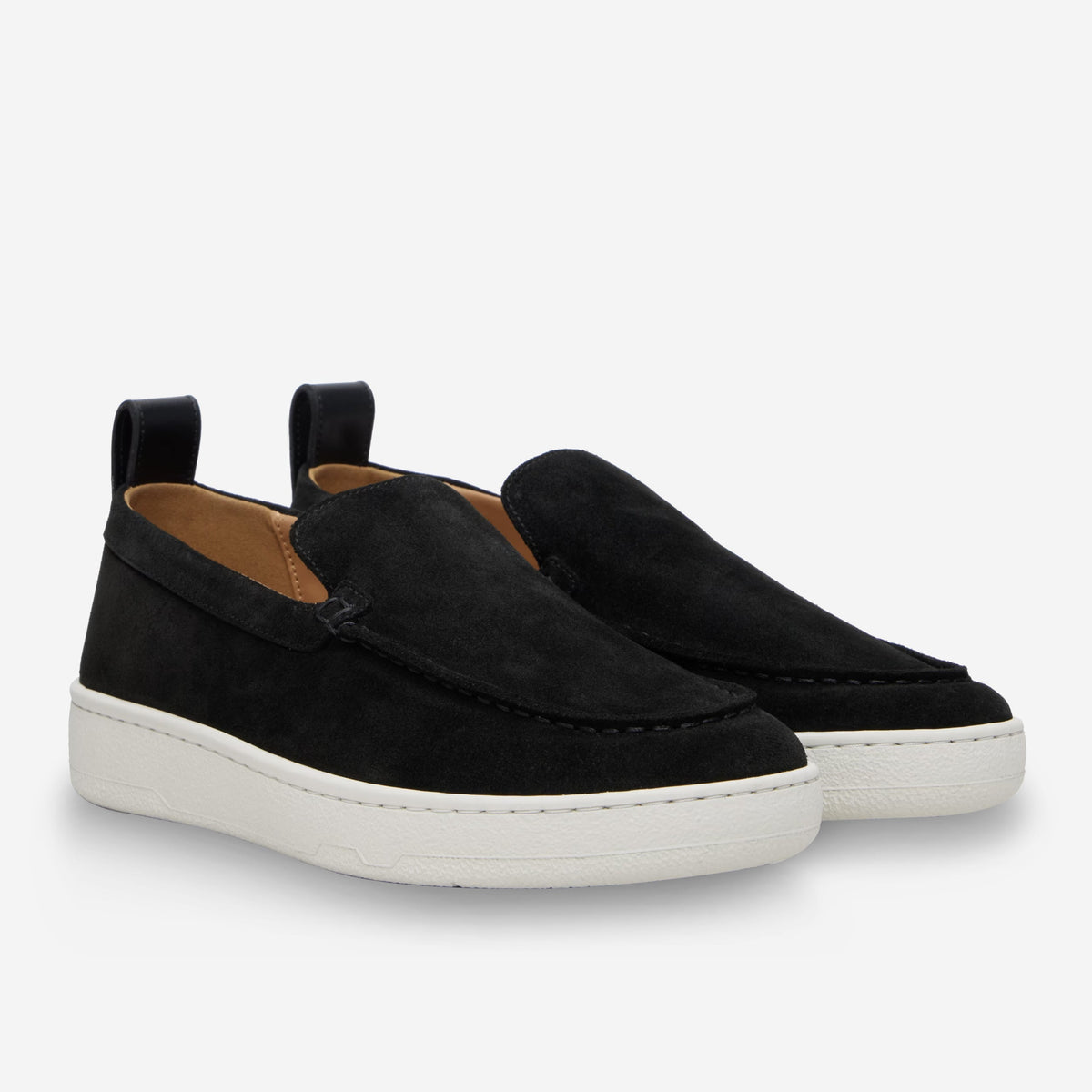 Lanvin Cruiser Suede Moccasins