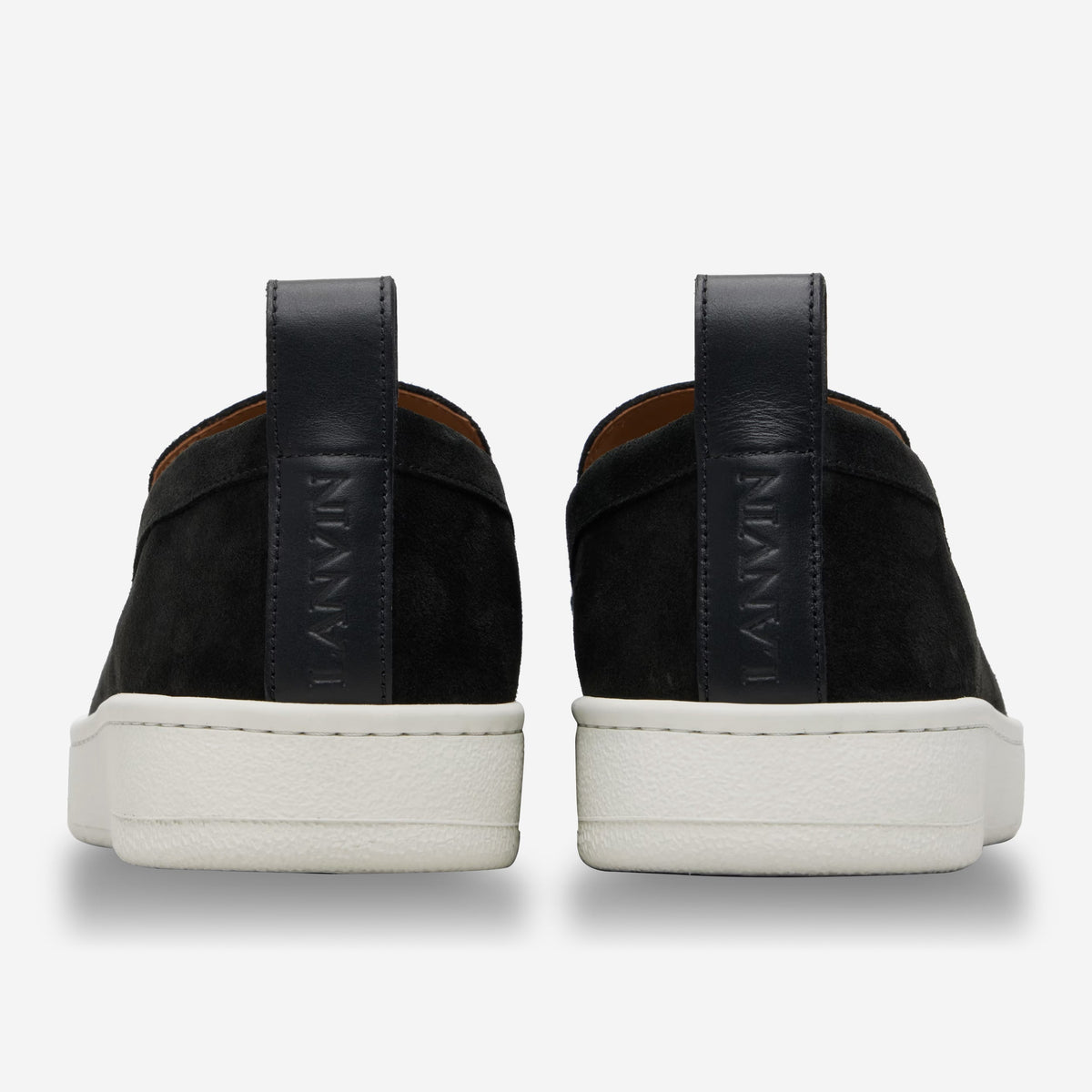 Lanvin Cruiser Suede Moccasins