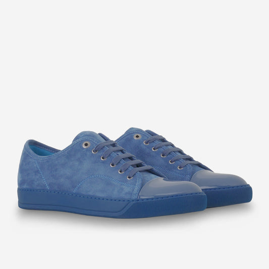 Lanvin DBB1 Suede And Patent Leather Sneakers