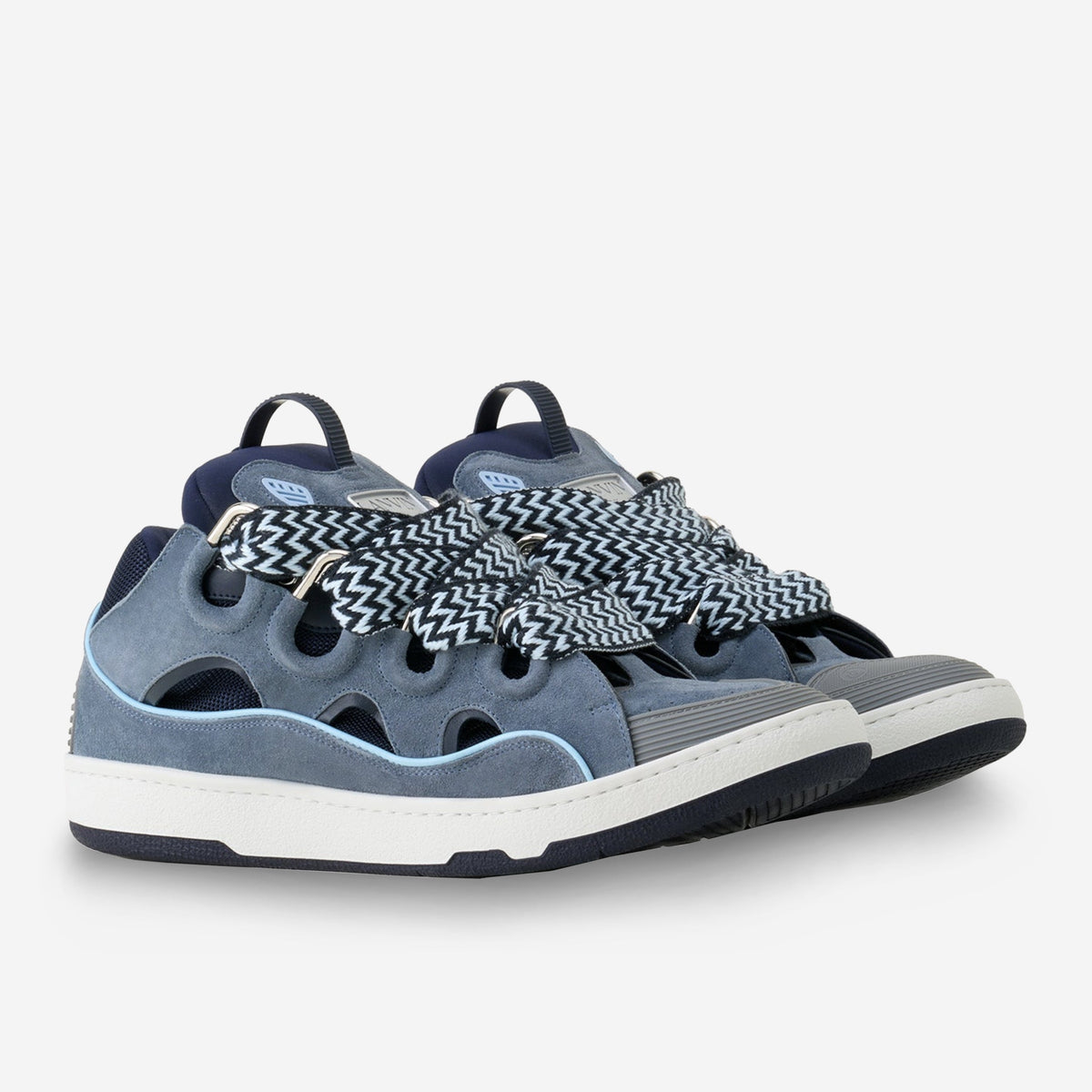 Lanvin Curb Leather Sneakers