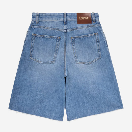 Loewe Anagram Denim Shorts