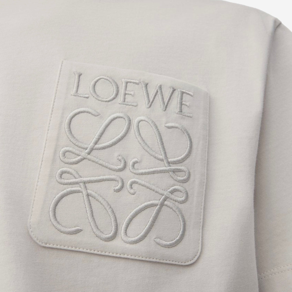 Loewe Relaxed Fit Anagram Embroidery Pocket T-Shirt