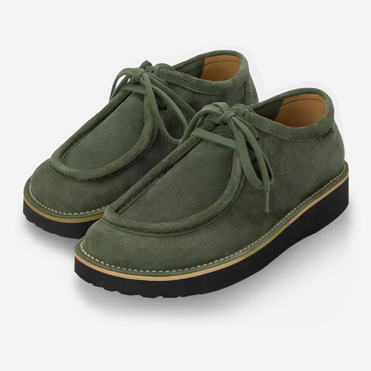 Loewe Faro Lace-Up Suede Calfskin Shoe