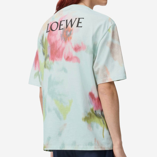 Loewe Loose Fit Floral Digital Print T-Shirt