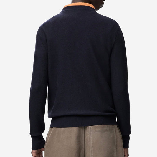 Loewe Cat And Anagram Embroidery Knitwear