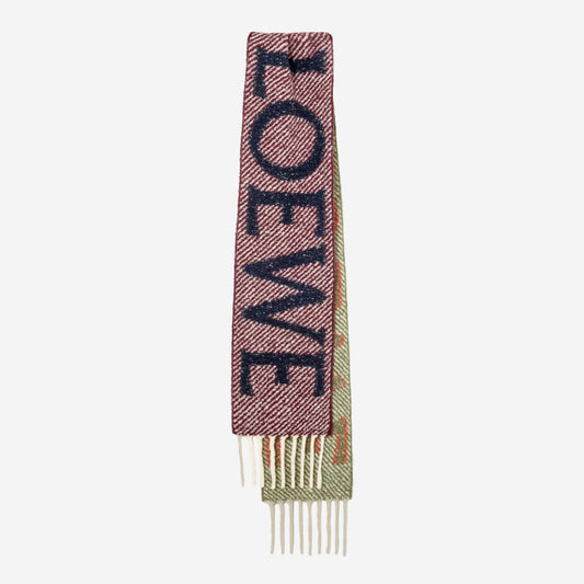 Loewe Alpaca And Wool Blend Scarf