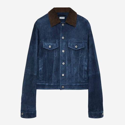 Loewe Suede Goat Skin Trucker Jacket