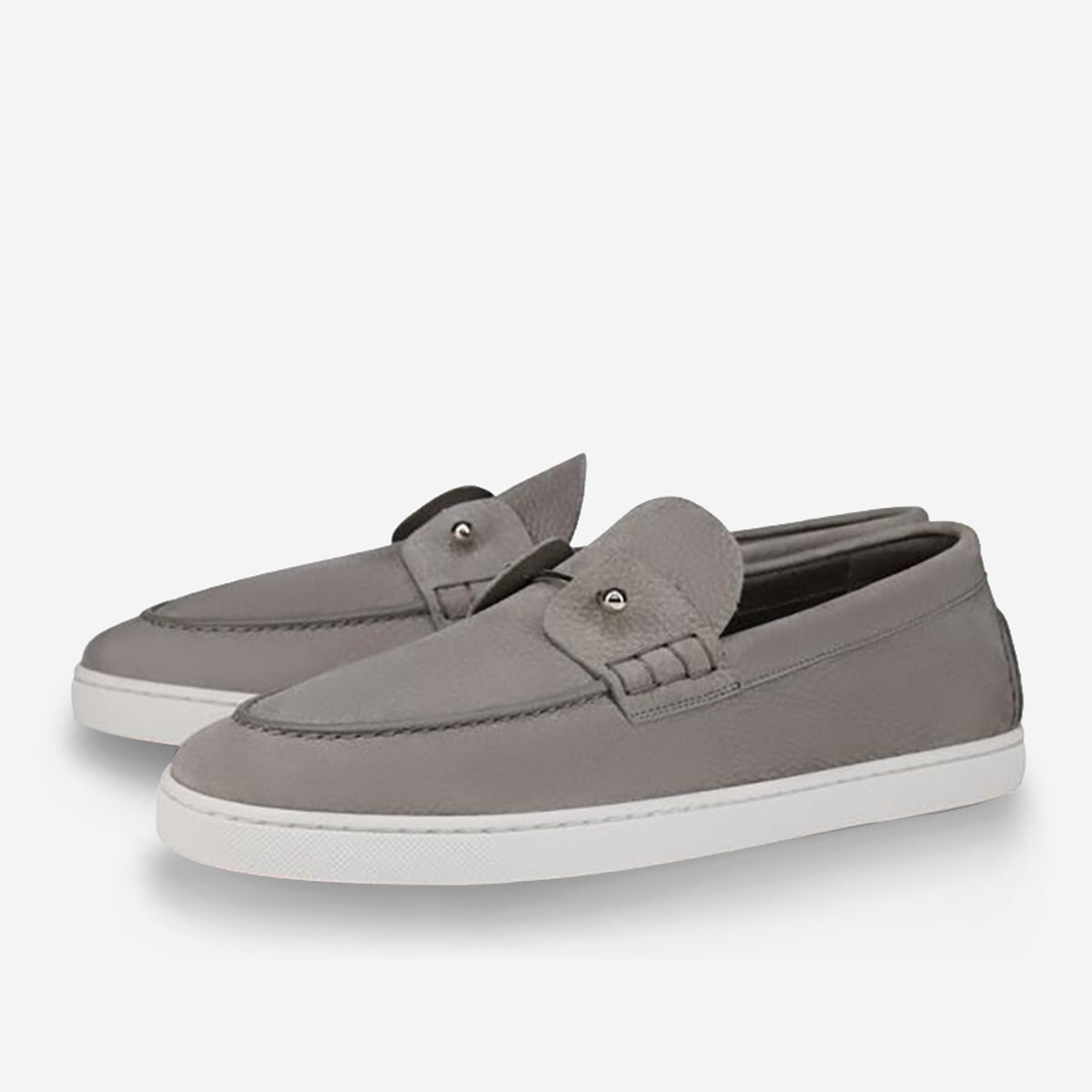 Christian Louboutin Phantom Grey Chambeliboat Boat Shoe
