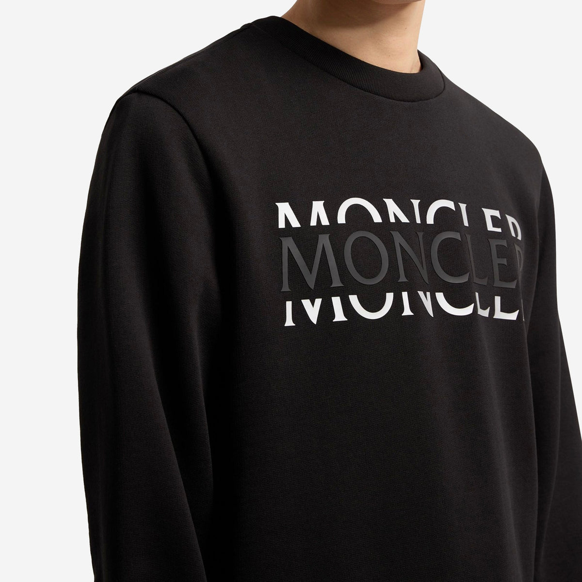 Moncler Logo Cotton Jersey Sweatshirt